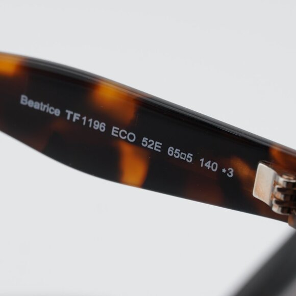 Tom Ford Beatrice FT1196 52E Sunglasses Havana Butterfly Frame, Brown Lenses - Picture 7 of 8
